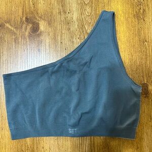 Set active one shoulder bra